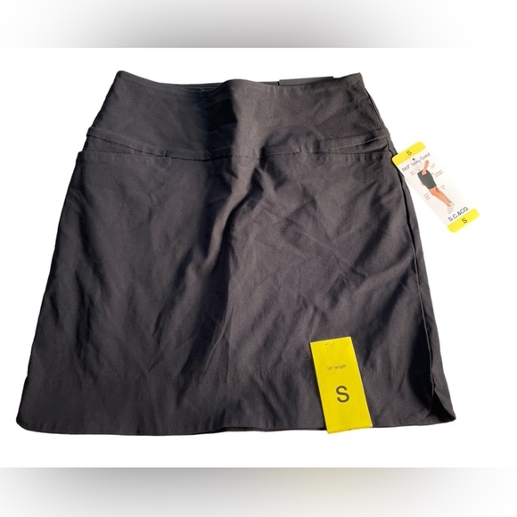 NWT S.C.& Co. 360 degree Tummy Control Skirt Skort, Black, Size Small - Picture 4 of 11